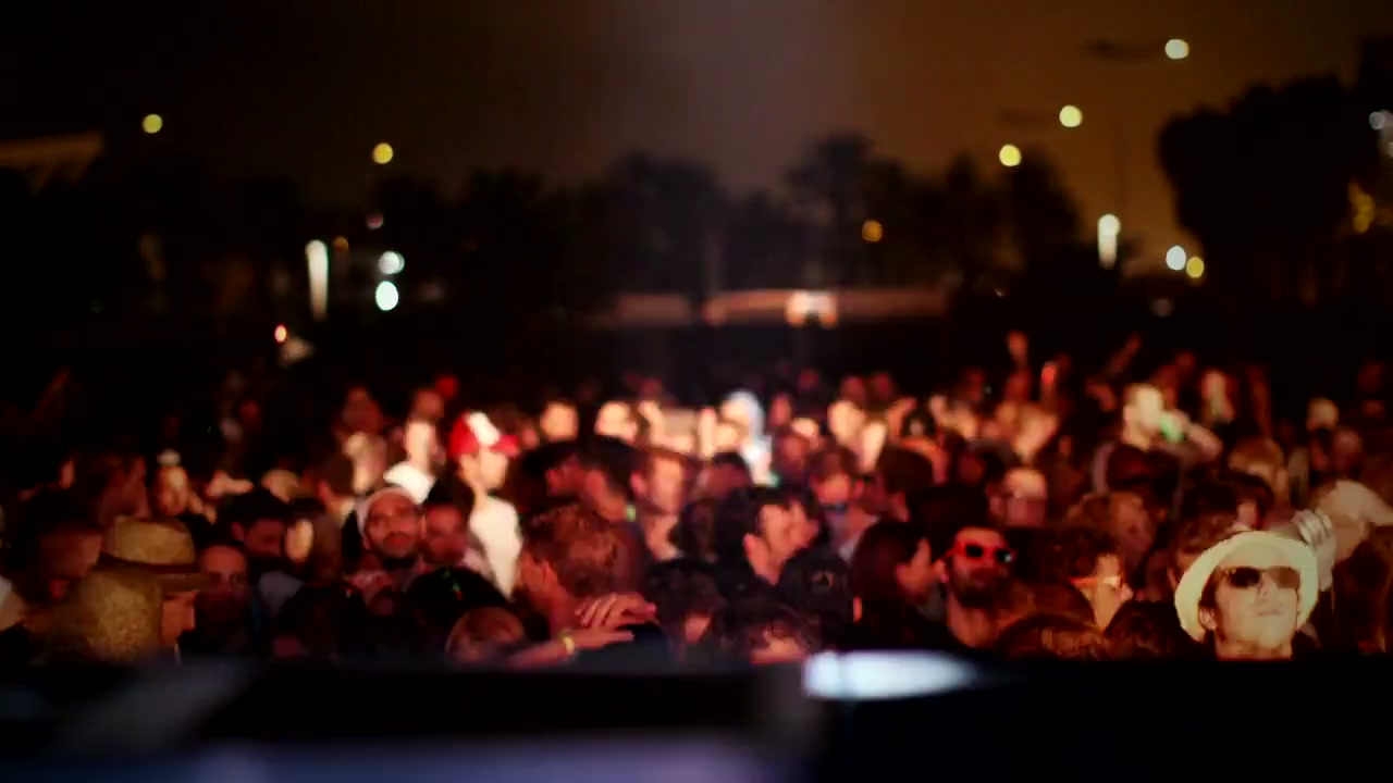 Audience watching a live music performance